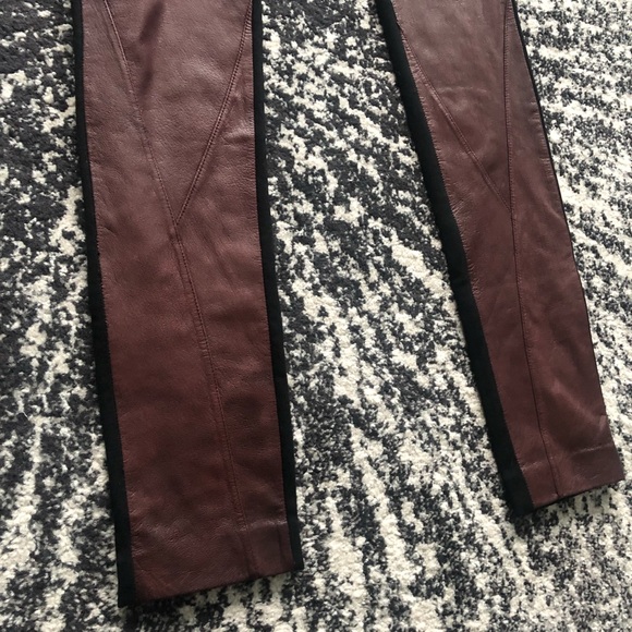 Anthropologie June Leather Ponte Pants Sz 2 NWOT - Picture 3 of 6